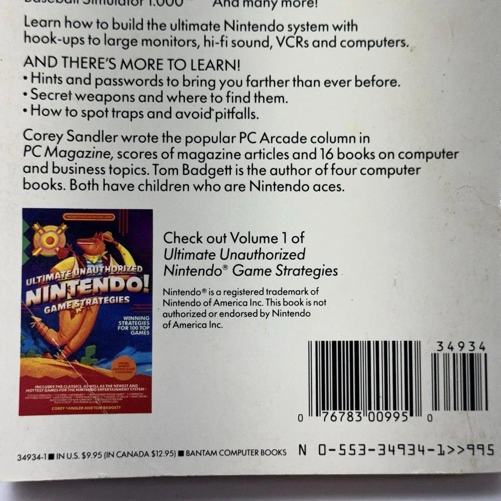 Ultimate Unauthorized Nintendo Game Strategies Vol. 2 Vintage